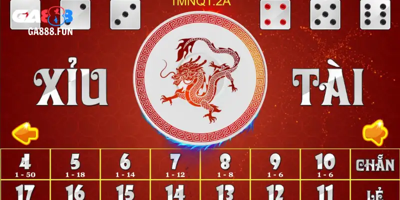 Cách chơi tài xỉu online GA888 chi tiết