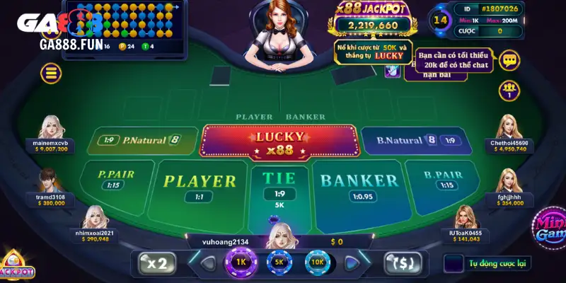 Bí quyết thành công từ cách chơi Baccarat GA888
