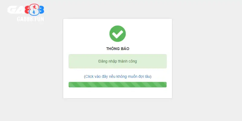 Tài khoản hợp lệ để login thành công
